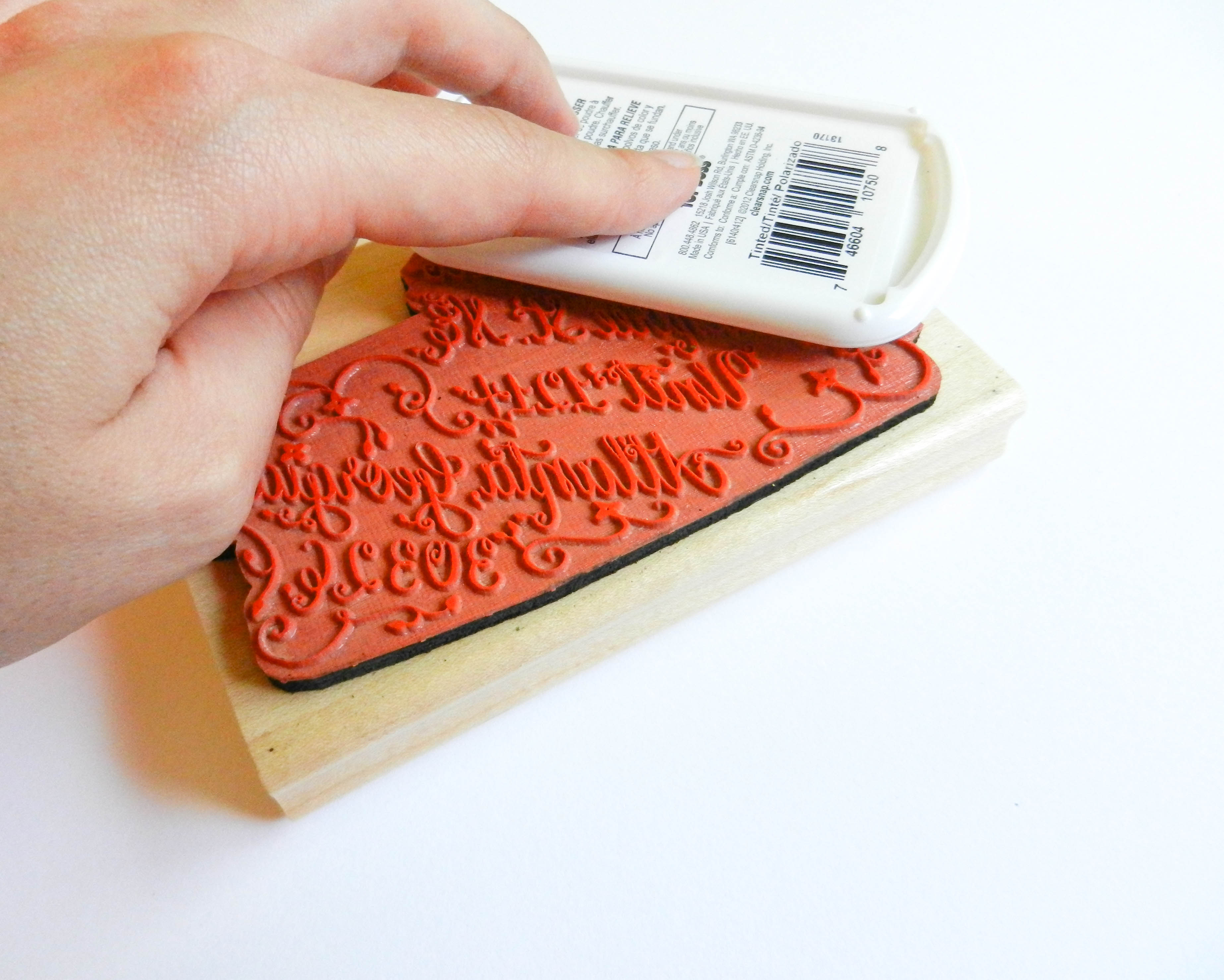 How to Heat Emboss The Postman's Knock