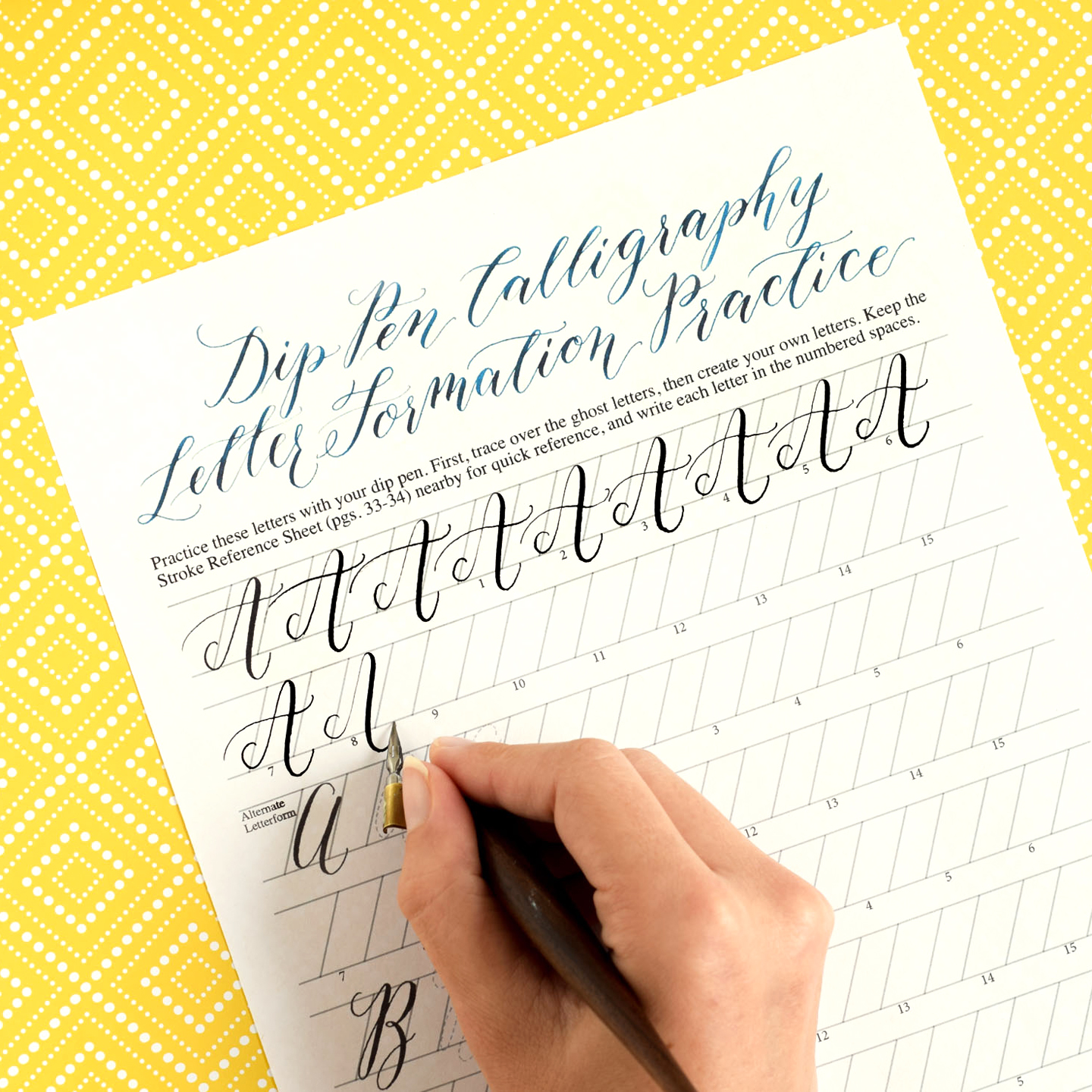 Free Printable Calligraphy Worksheets