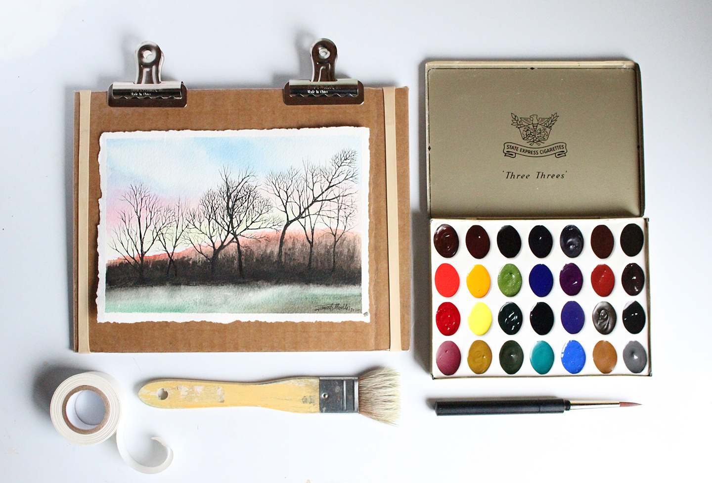 An Introduction to Watercolors (Guest Post by Greenleaf & Blueberry)