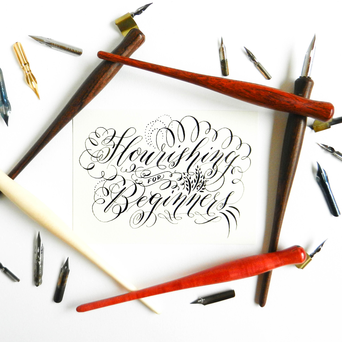 Calligraphy Flourishing for Beginners + Free Worksheet | The Postman's