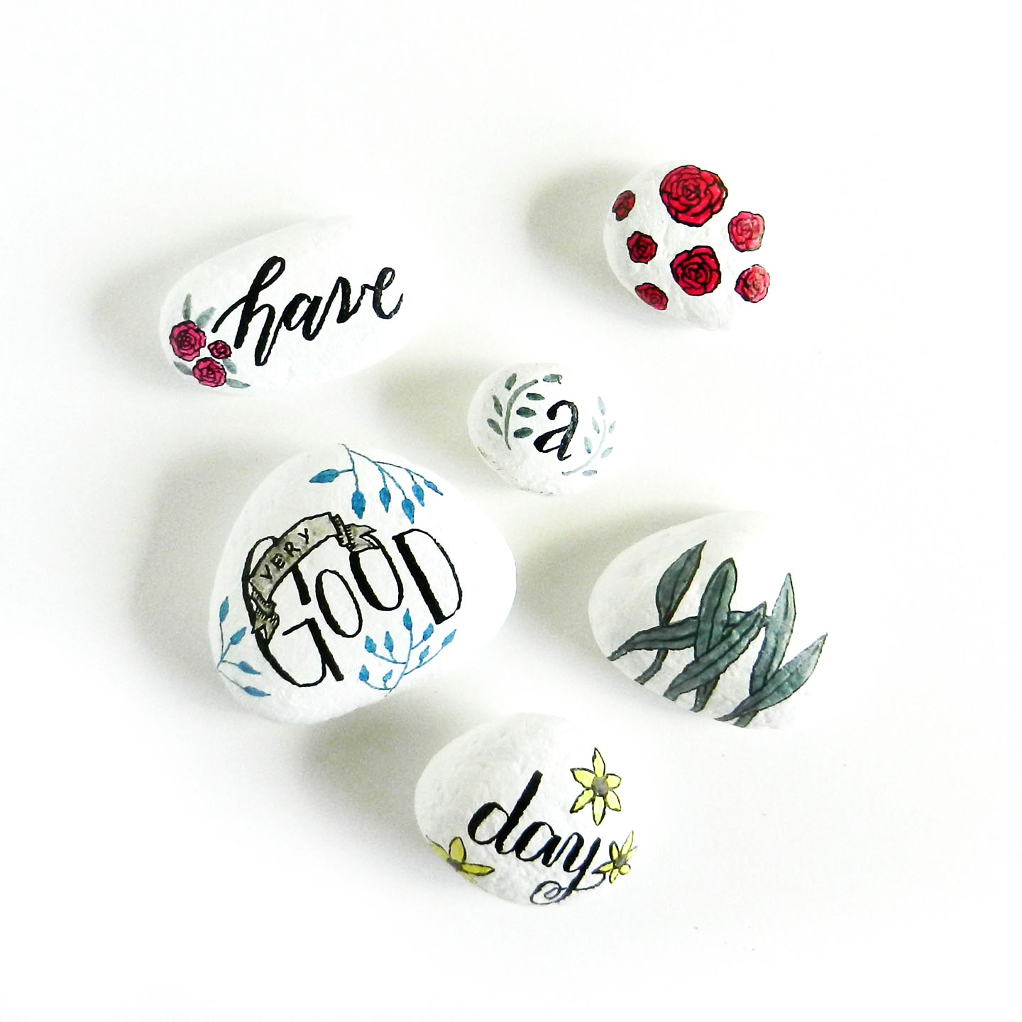 Day-Brightening Painted Stones Tutorial