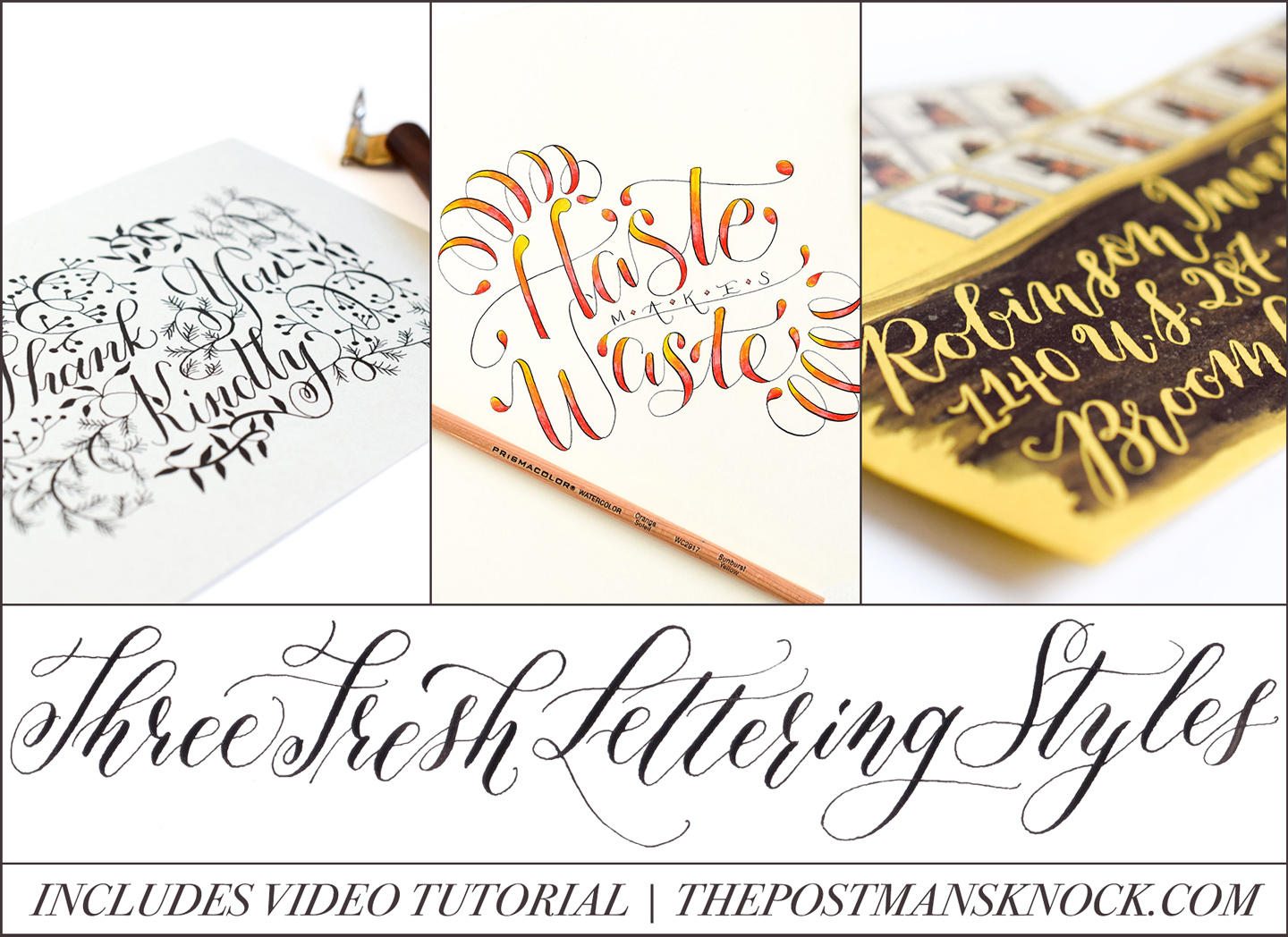 Three Fresh Lettering Styles to Try