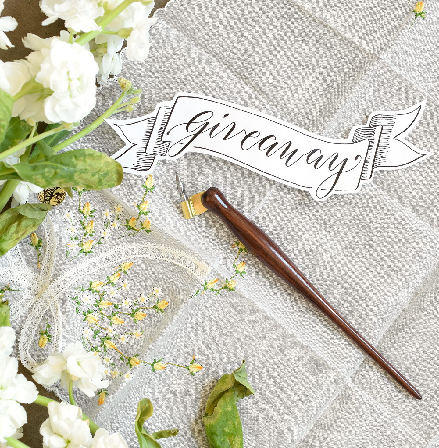 A Holiday Oblique Calligraphy Pen Giveaway!
