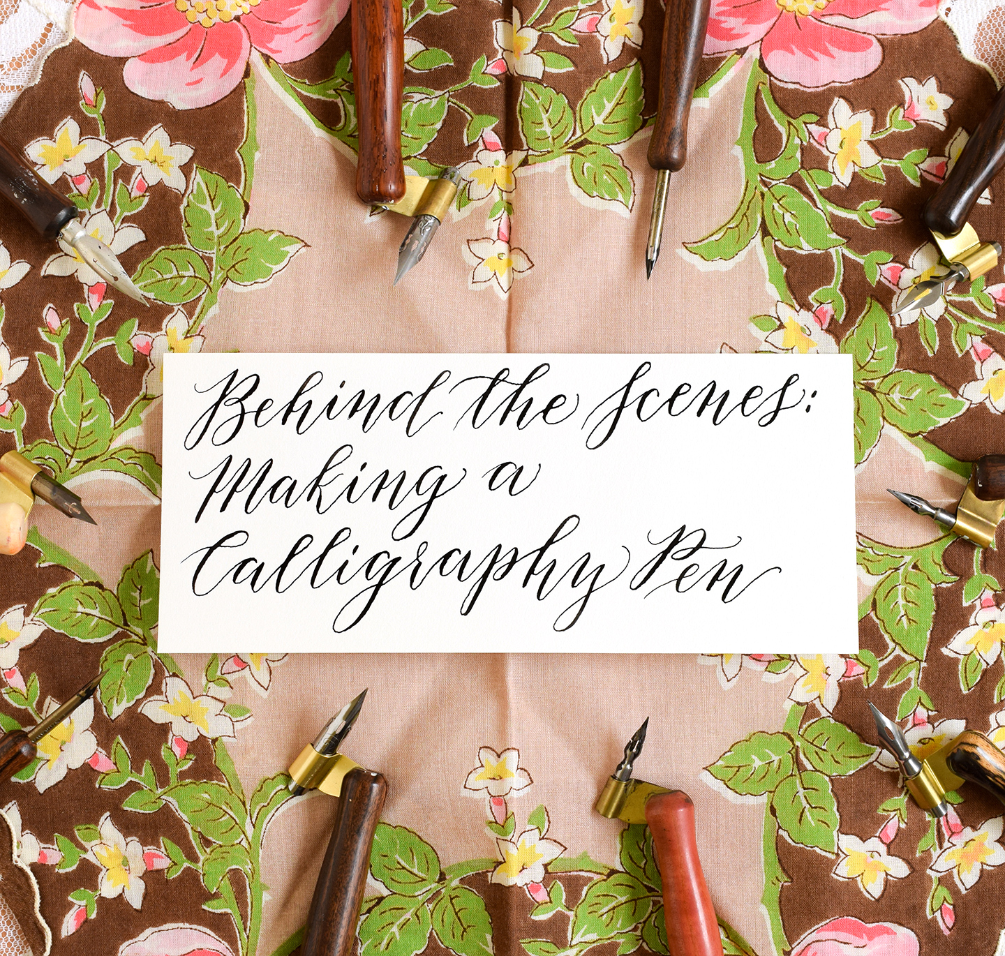 Behind the Scenes: Making a Calligraphy Pen