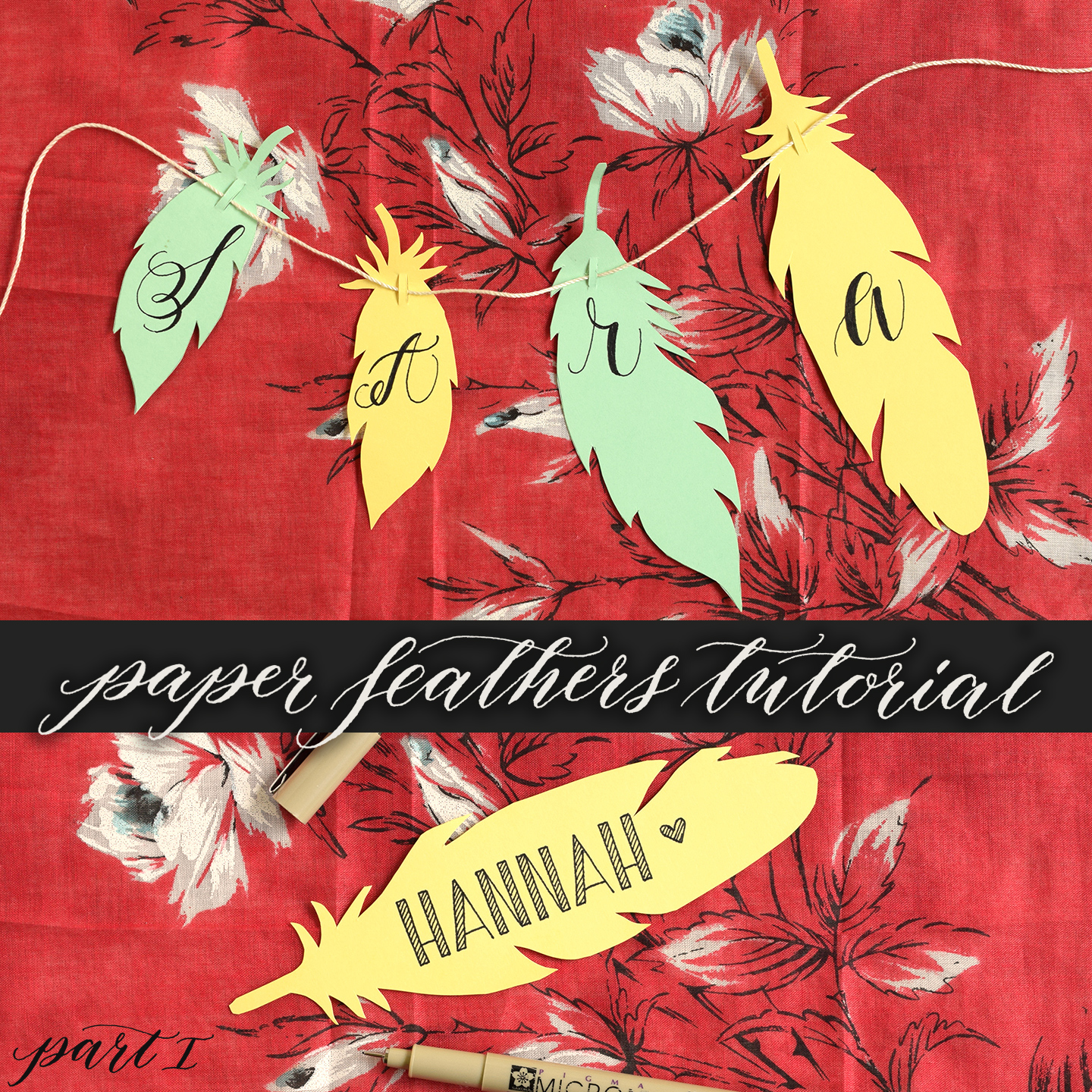 Paper Feathers Tutorial Part I