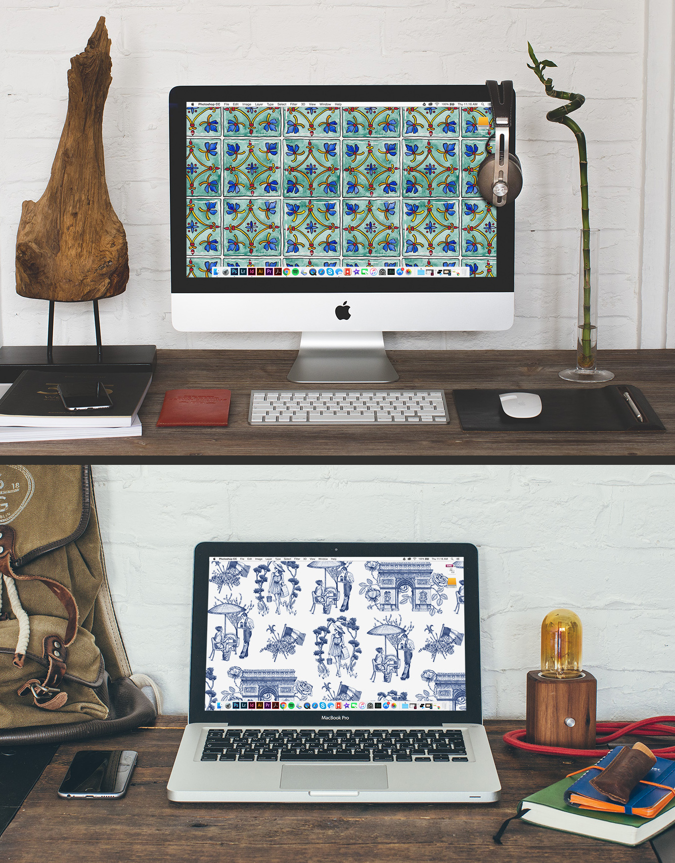 Three Free Artistic Desktop Wallpaper Bundles