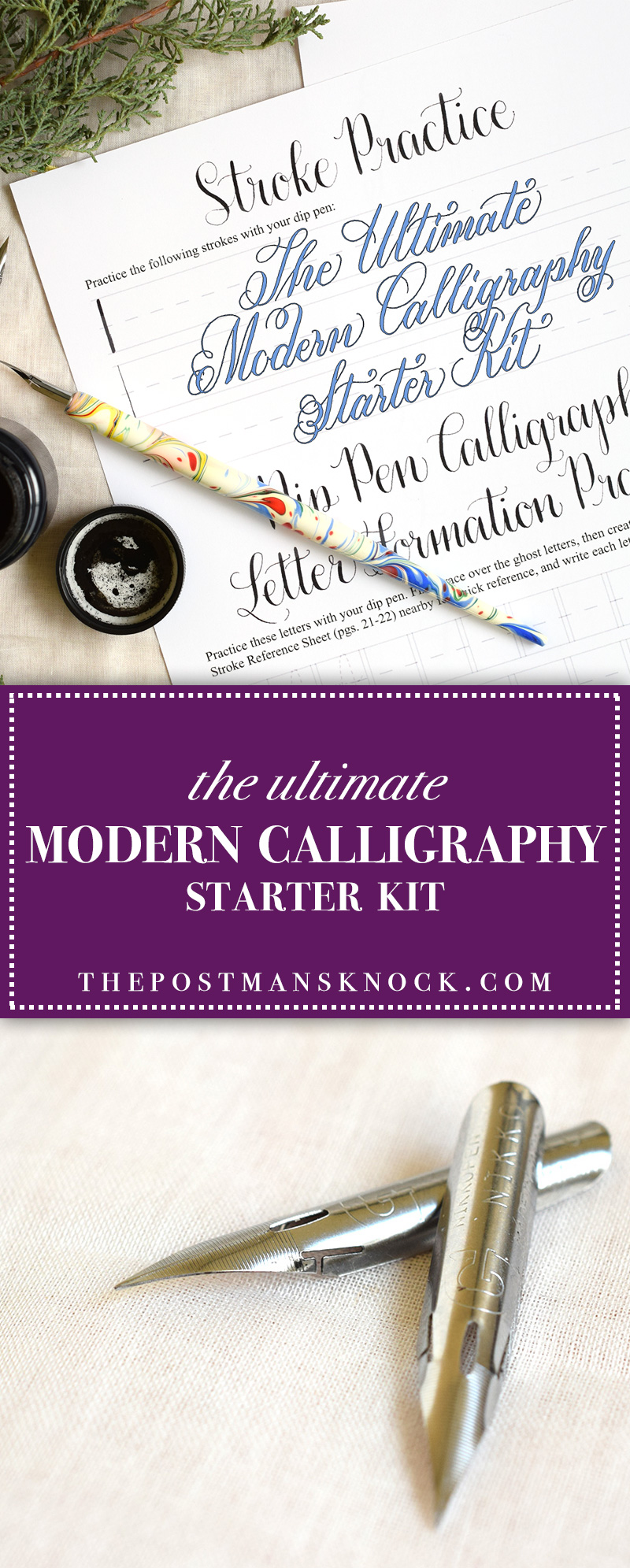 The Ultimate Modern Calligraphy Starter Kit The Postman's Knock
