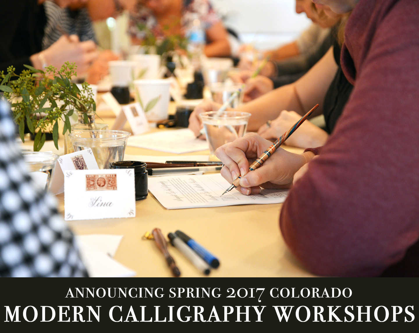 Announcing Spring 2017 Colorado Modern Calligraphy Workshops