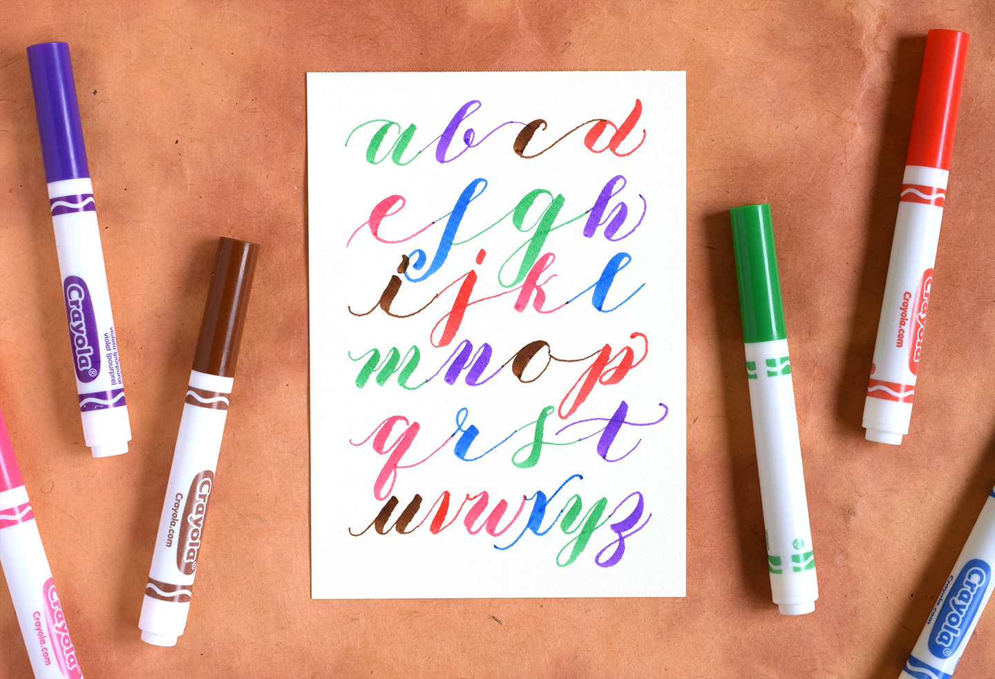 How to Write Crayola Calligraphy The Postman's Knock