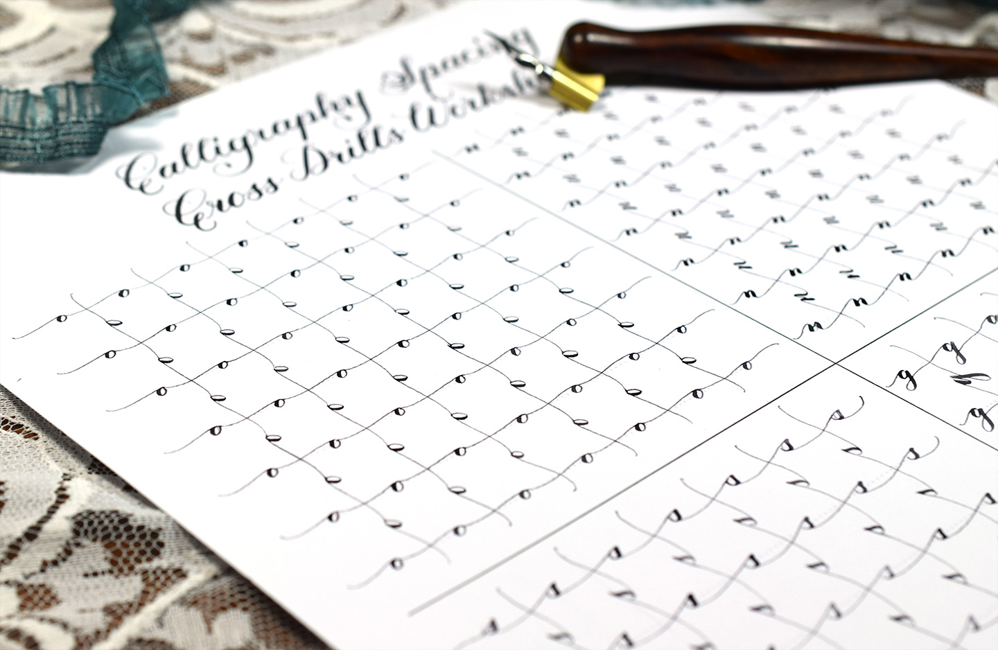 A List of TPK’s Free Printable Calligraphy Practice Sheets