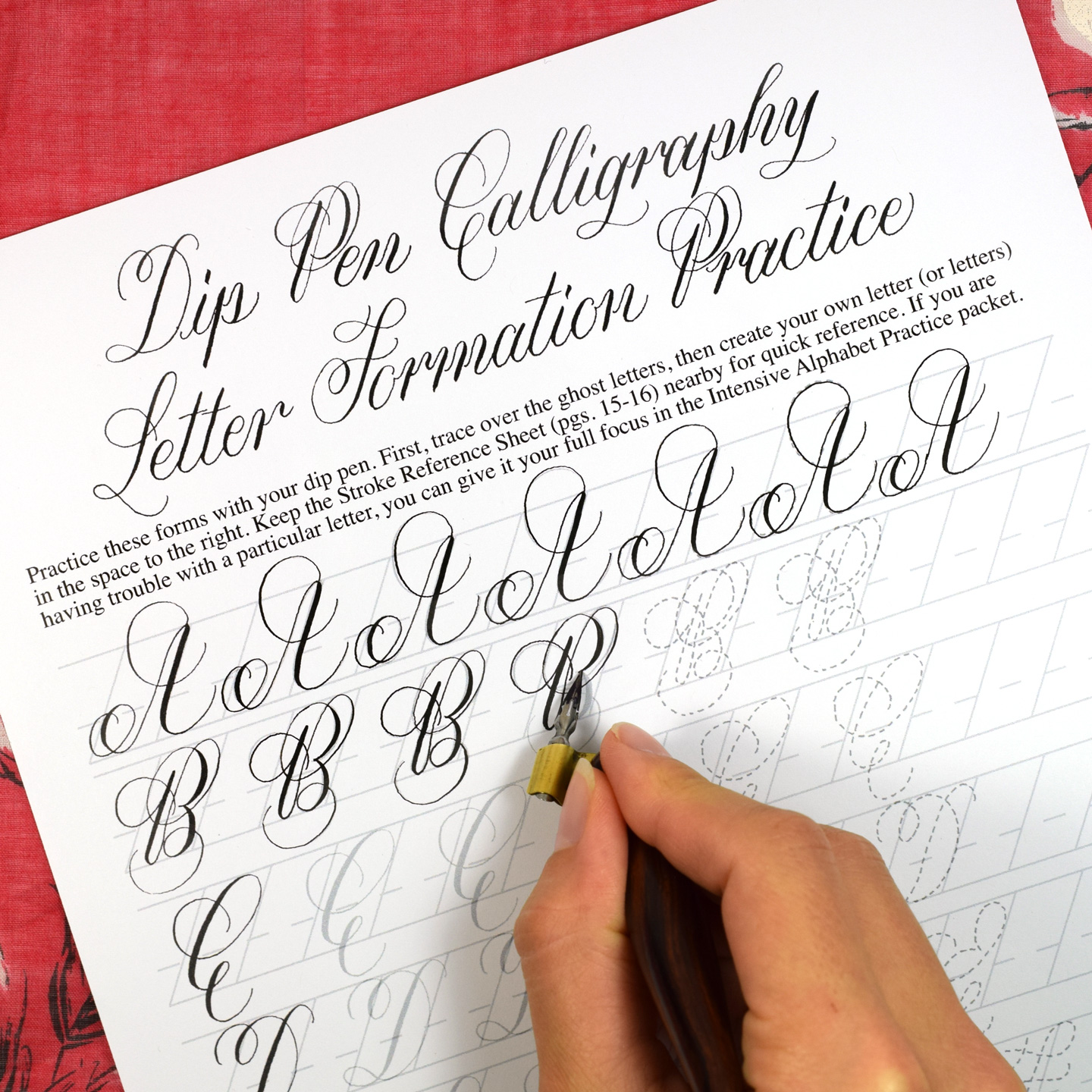Free Printable Calligraphy Worksheet - Printable World Holiday