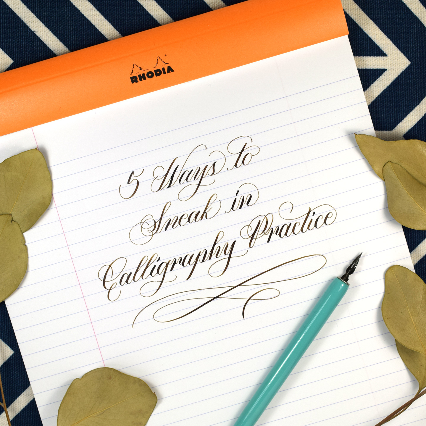 5 Ways to Sneak in Calligraphy Practice