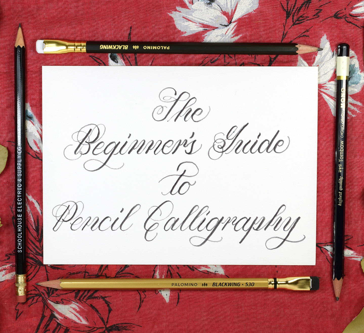 The Beginner's Guide to Pencil Calligraphy – The Postman's Knock