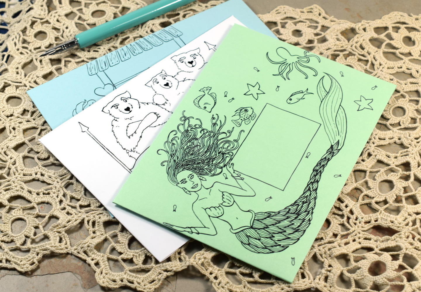 How to Make Your Own Printable Mail Art Envelopes