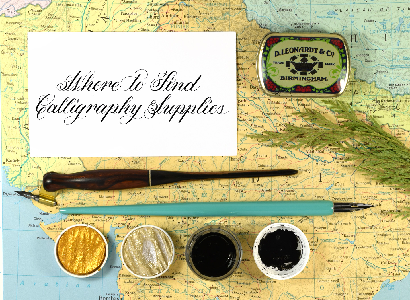 Where to Find Calligraphy Supplies (Almost) Anywhere in the World