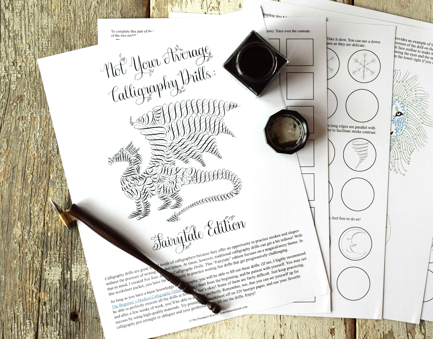 Introducing Fantastic Fairytale Calligraphy Drills