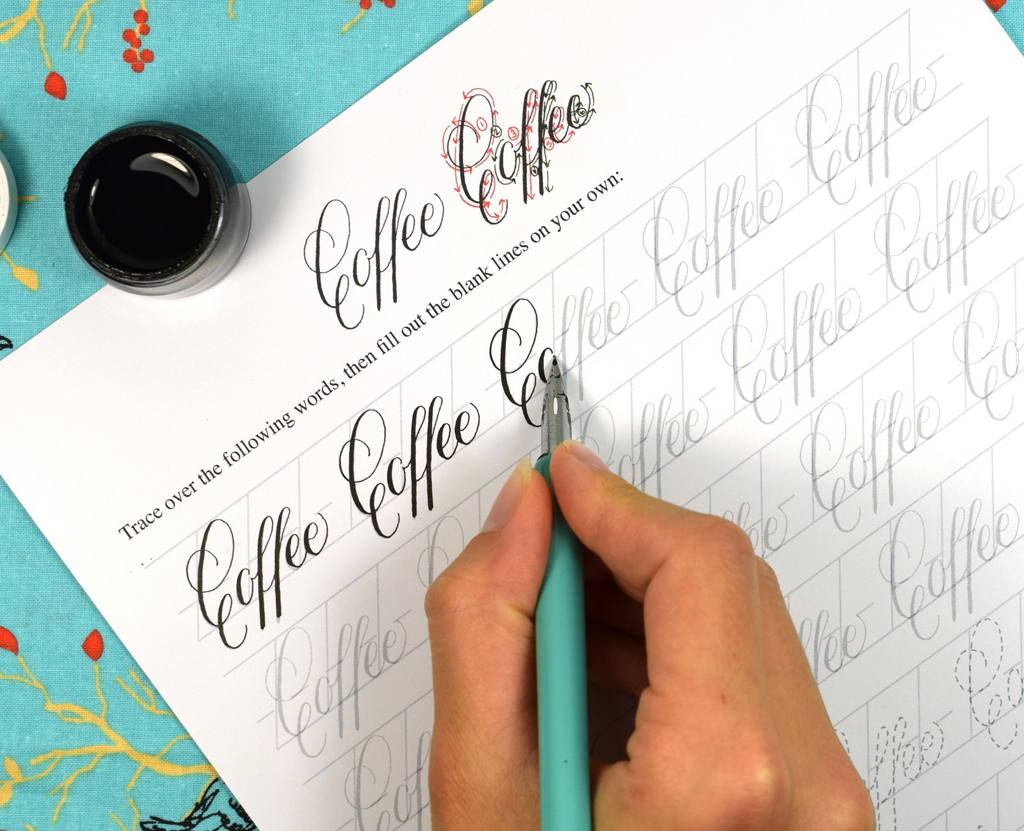 Adventure Awaits: Explore a New Style with a Calligraphy Worksheet