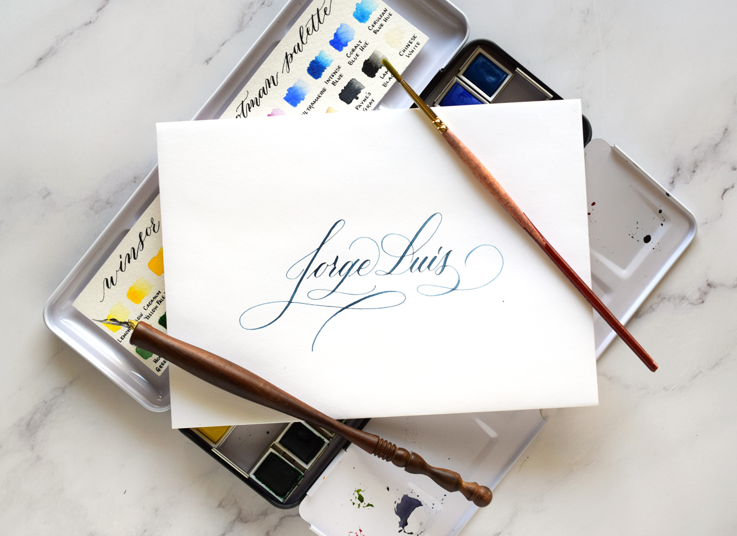 10 Examples of Name Calligraphy on Envelopes