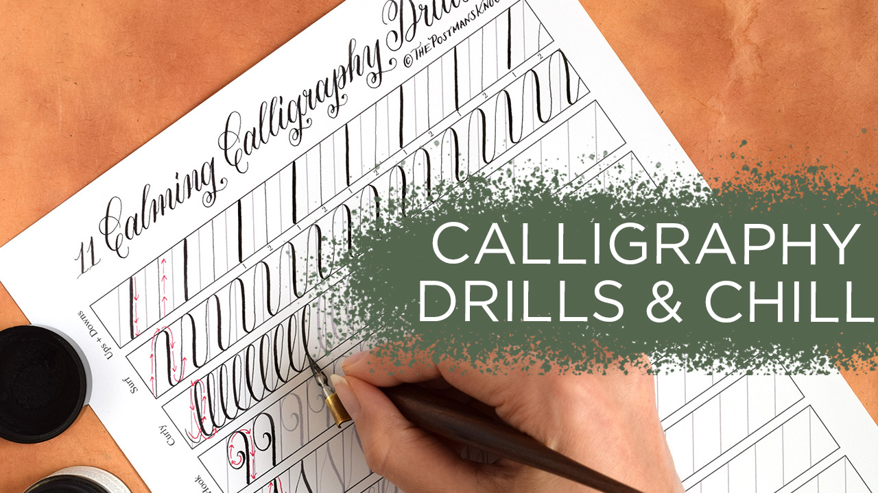 NEW: Calligraphy Drills and Chill (+ A Summer Treat)