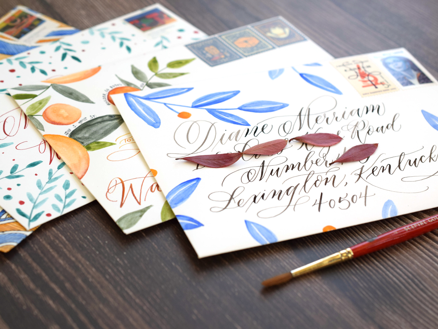 ☕️ Calligraphy On the Go: Mail Art at a Coffee Shop