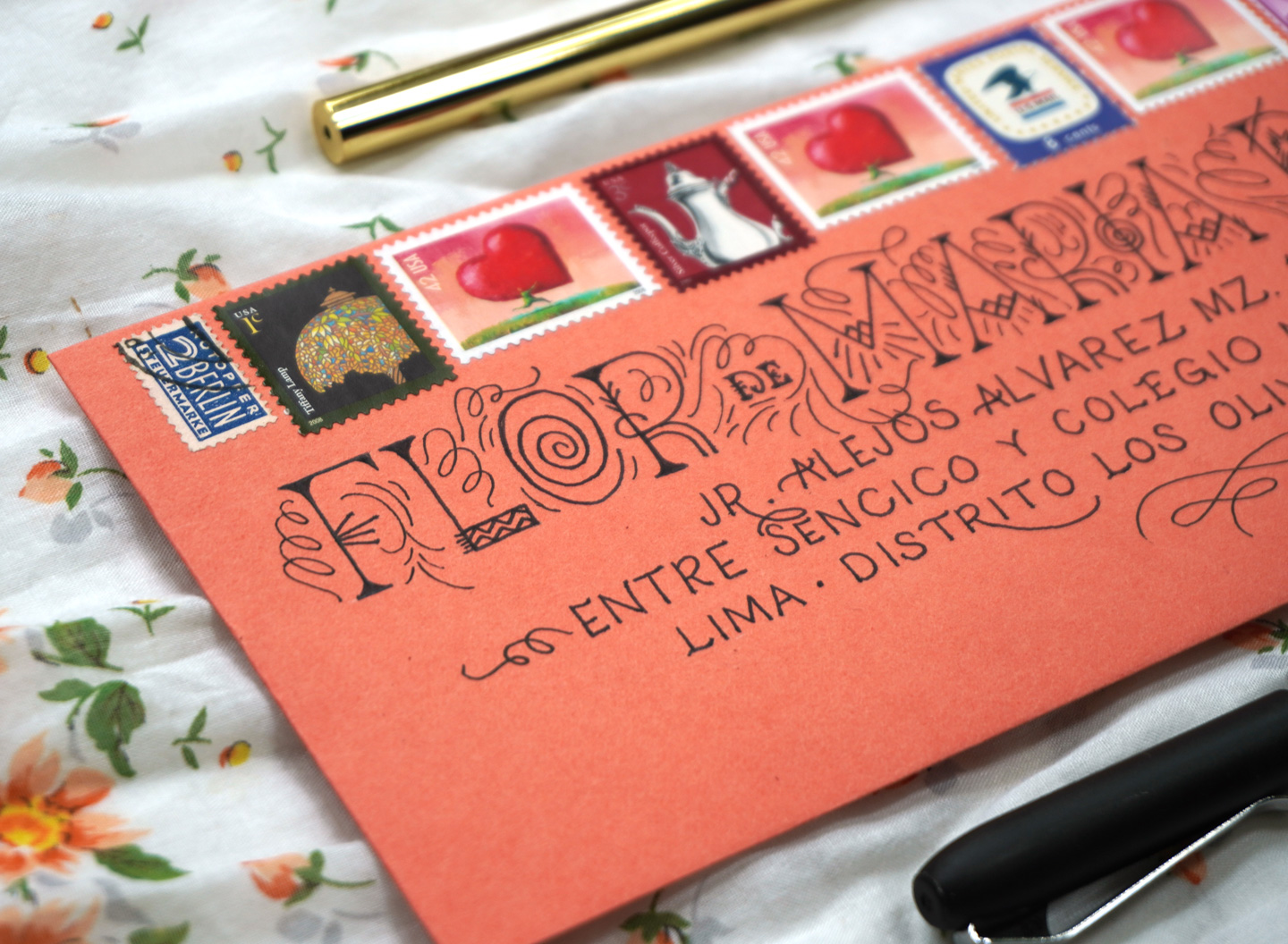 “Brillo Andino” Playful Peruvian Hand Lettering Worksheet