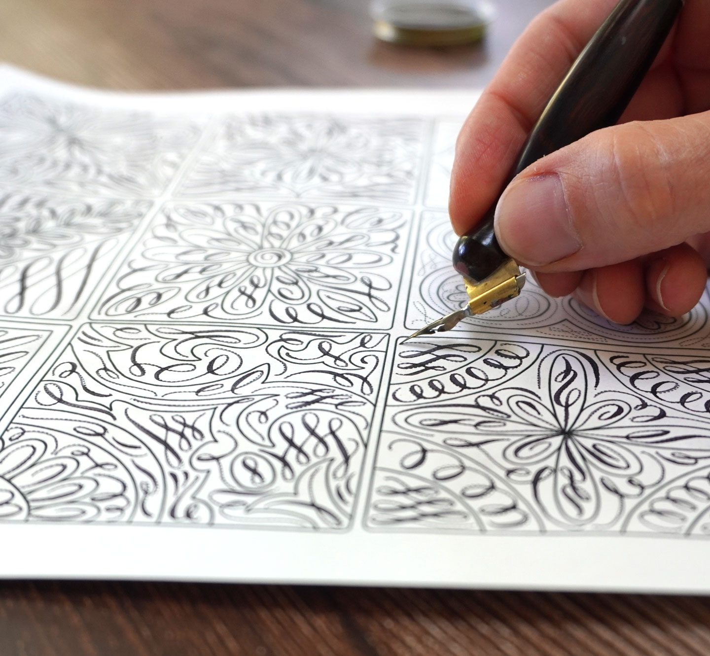A Free Calligraphy Meditation + Fabulous Worksheet