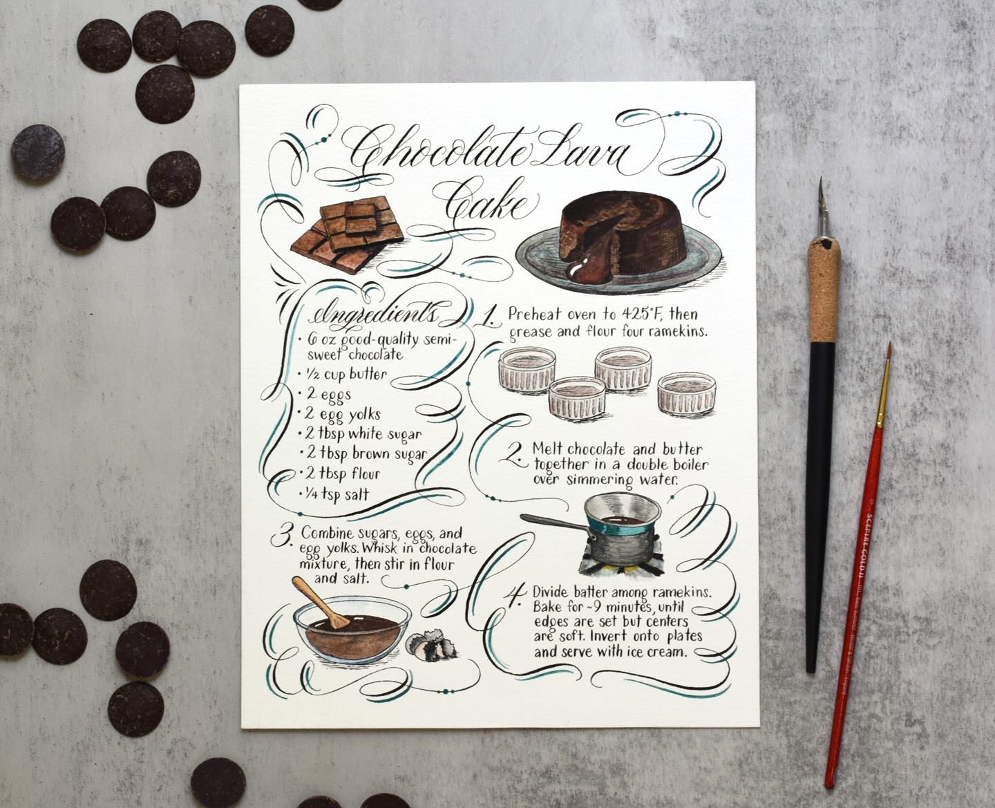 How to Make a Keepsake Illustrated Recipe