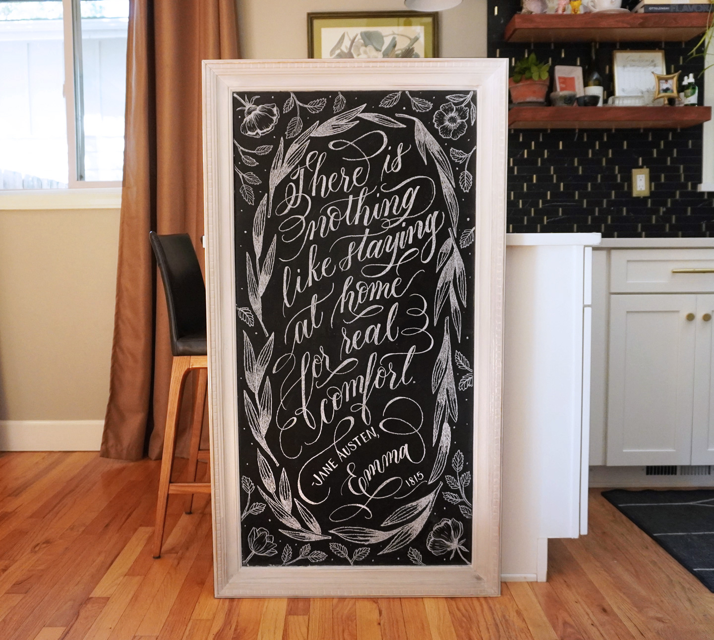 How to Create Beautiful Chalkboard Quote Art