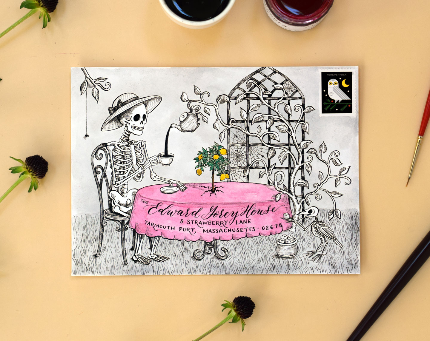 Macabre Mail for the Edward Gorey House